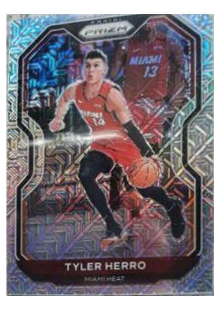 2020-21 Panini Prizm Base Set Tyler Herro #218 card