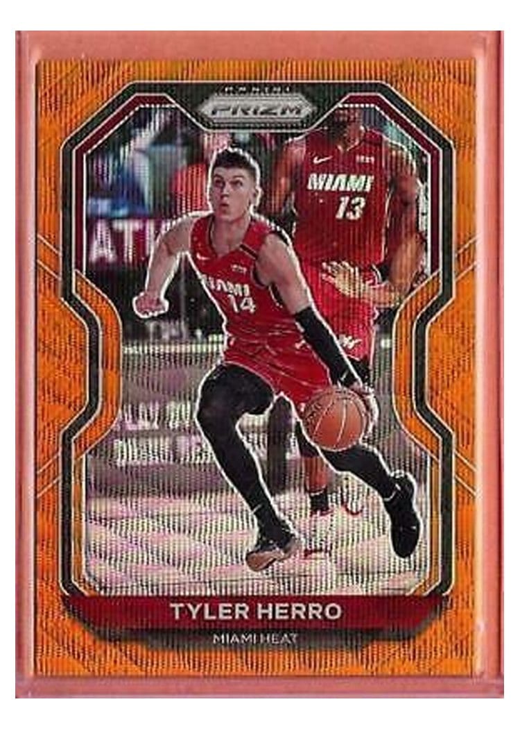 2020-21 Panini Prizm Base Set Tyler Herro #218 card