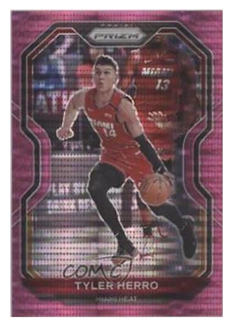 2020-21 Panini Prizm Base Set Tyler Herro #218 card