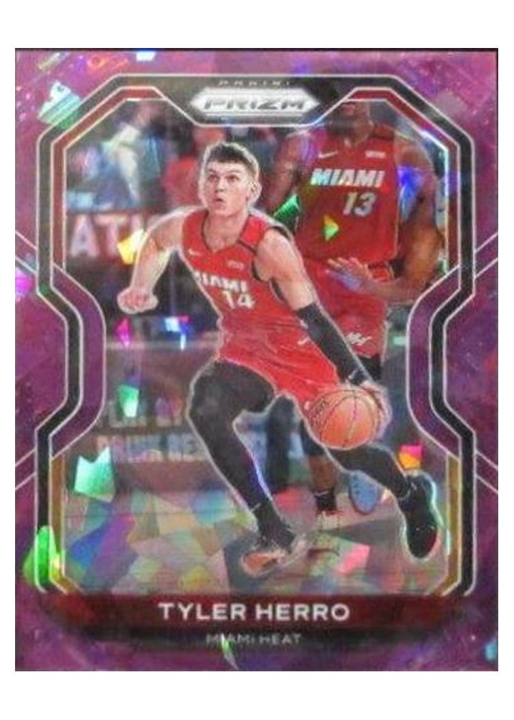 2020-21 Panini Prizm Base Set Tyler Herro #218 card