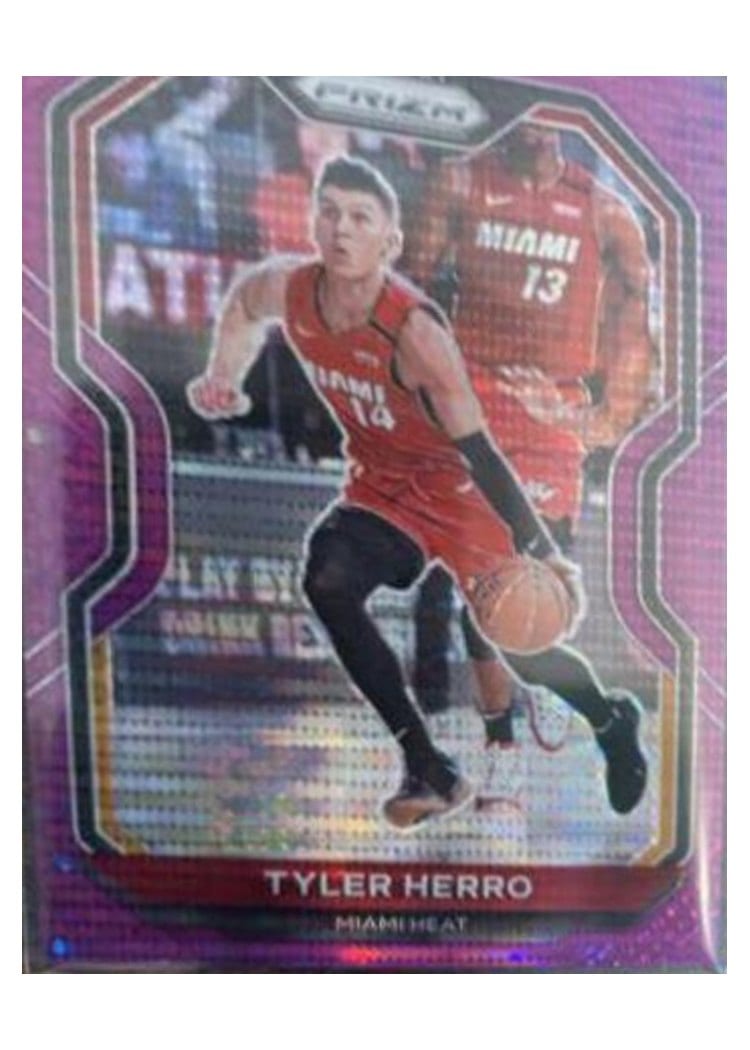 2020-21 Panini Prizm Base Set Tyler Herro #218 card