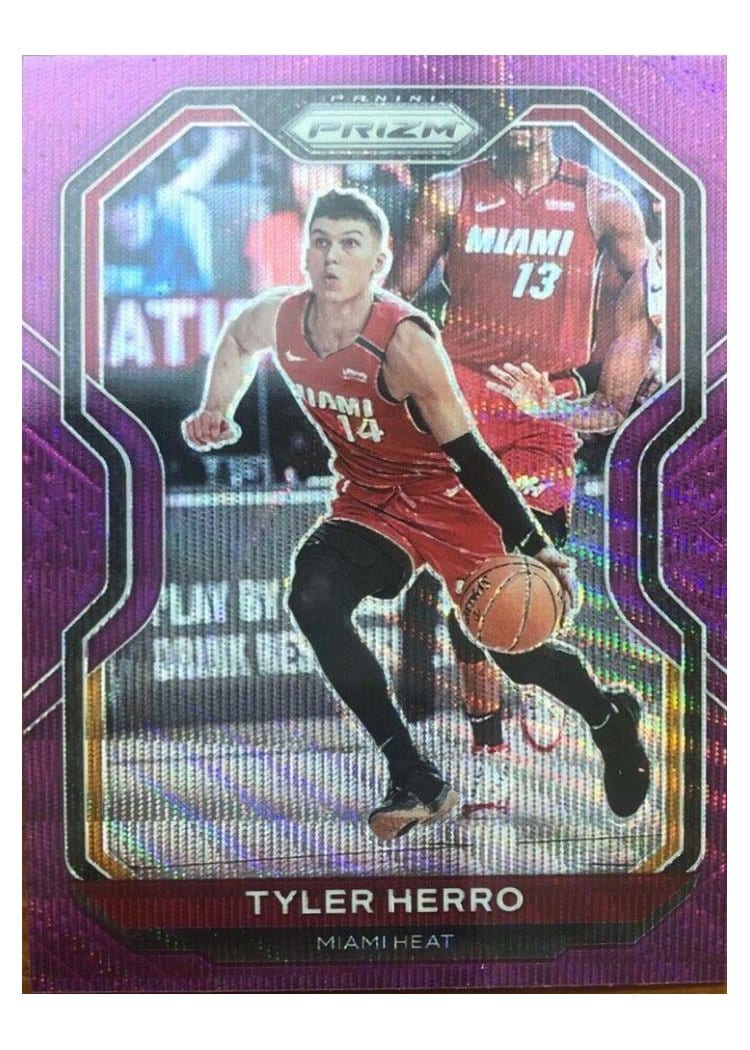 2020-21 Panini Prizm Base Set Tyler Herro #218 card