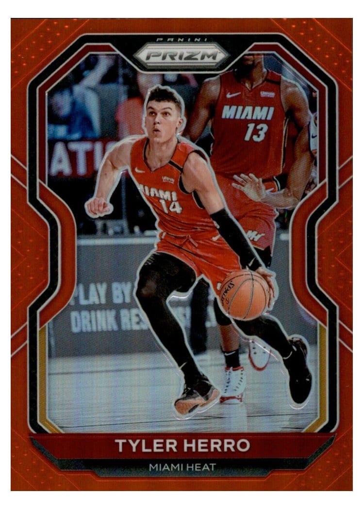 2020-21 Panini Prizm Base Set Tyler Herro #218 card