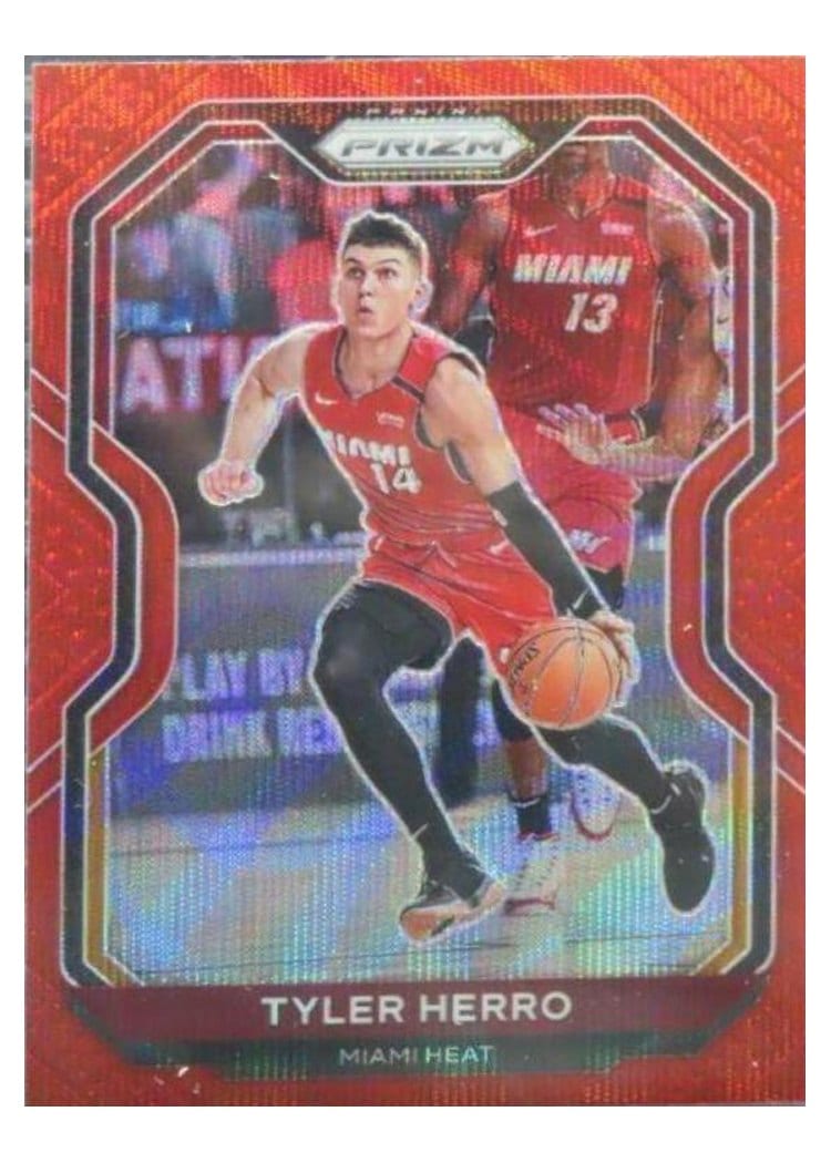 2020-21 Panini Prizm Base Set Tyler Herro #218 card