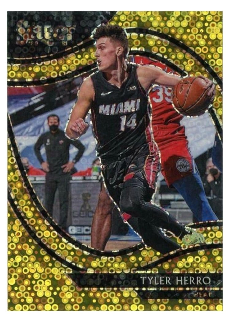 2020-21 Panini Select Base Set Tyler Herro #225 card