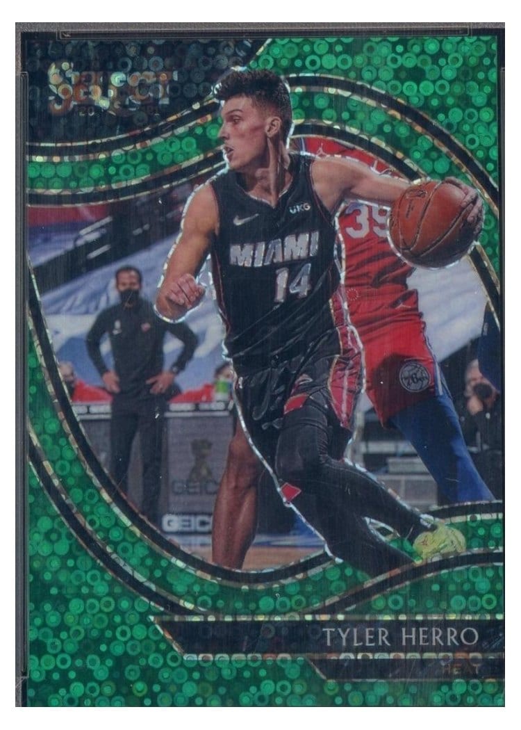 2020-21 Panini Select Base Set Tyler Herro #225 card