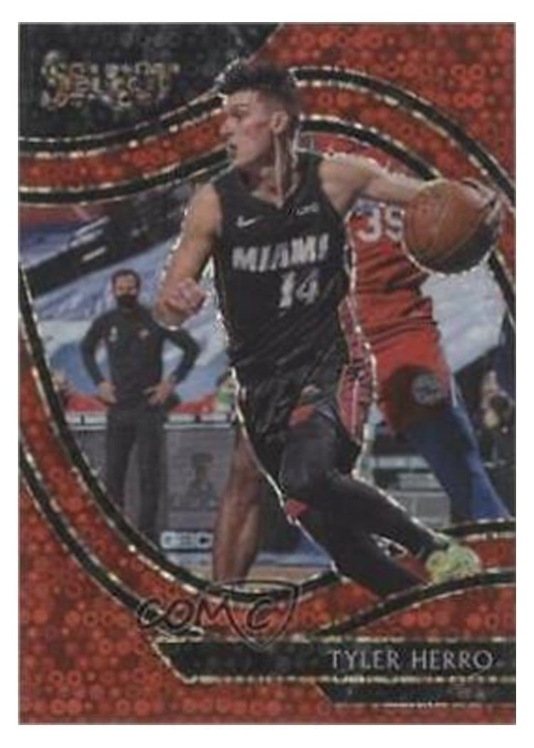 2020-21 Panini Select Base Set Tyler Herro #225 card