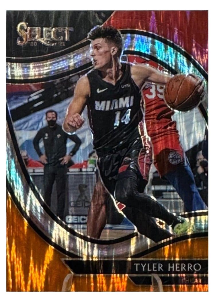 2020-21 Panini Select Base Set Tyler Herro #225 card