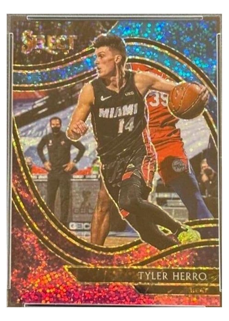 2020-21 Panini Select Base Set Tyler Herro #225 card