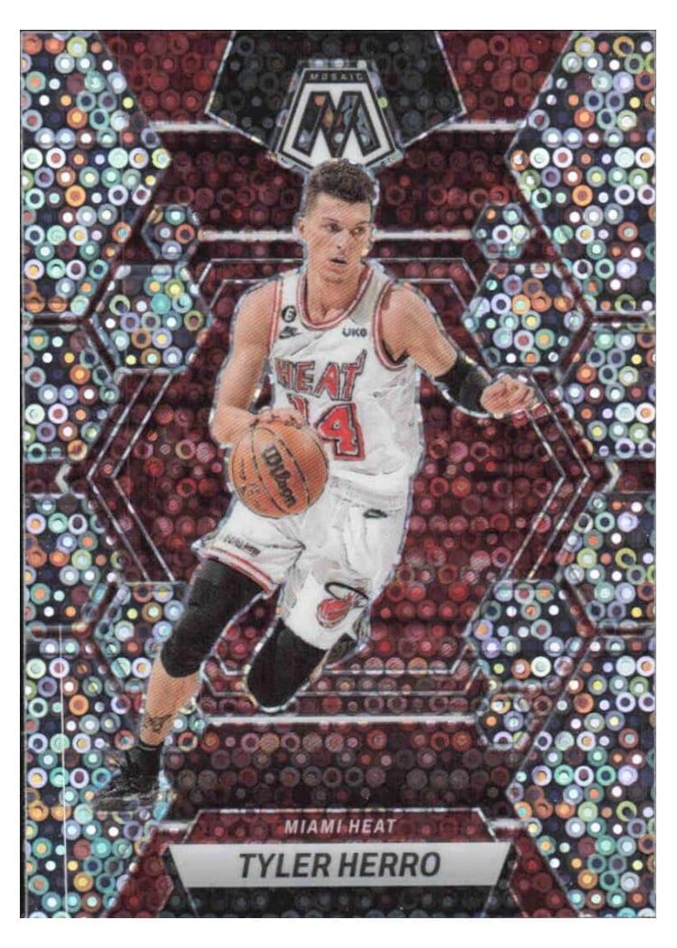2022-23 Panini Mosaic Base Set Tyler Herro #104 card