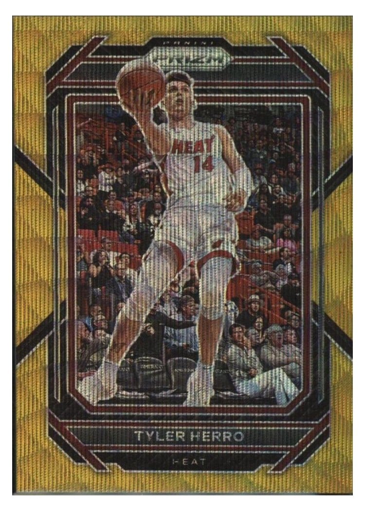 2022-23 Panini Prizm Base Set Tyler Herro #166 card