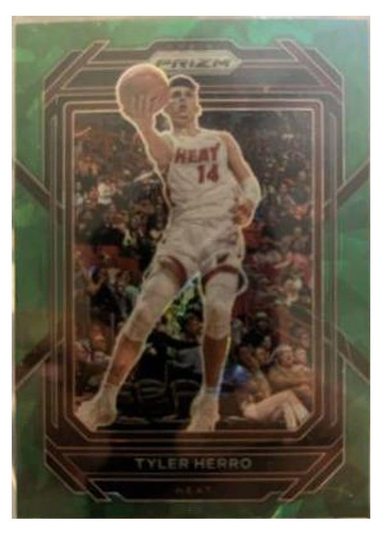 2022-23 Panini Prizm Base Set Tyler Herro #166 card