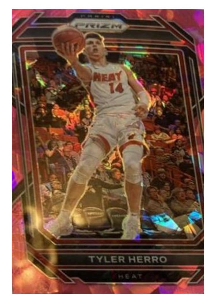 2022-23 Panini Prizm Base Set Tyler Herro #166 card