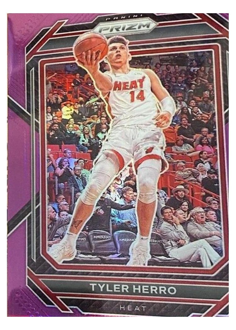 2022-23 Panini Prizm Base Set Tyler Herro #166 card