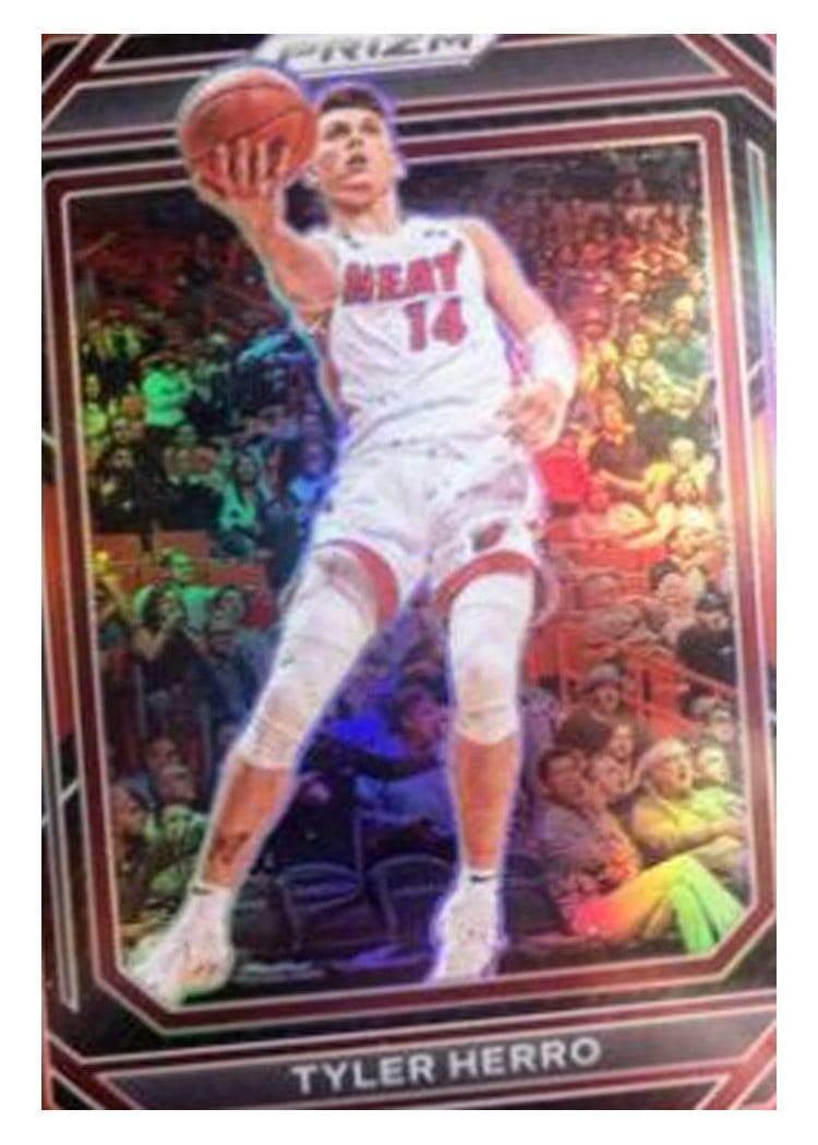 2022-23 Panini Prizm Base Set Tyler Herro #166 card