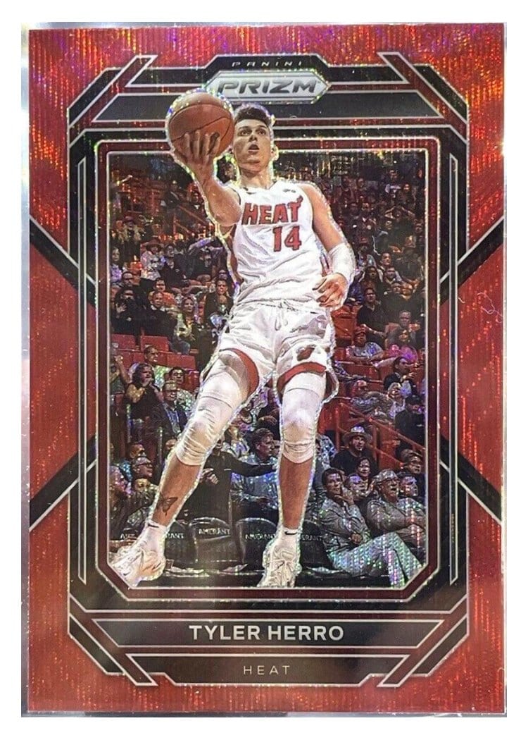 2022-23 Panini Prizm Base Set Tyler Herro #166 card