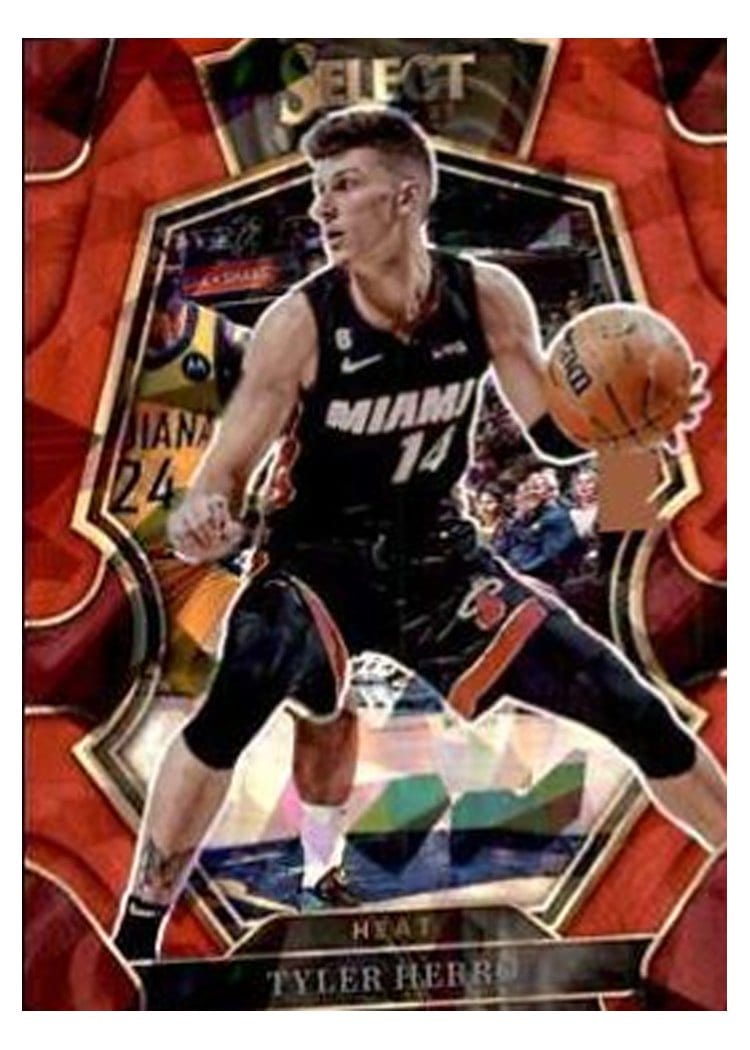2022-23 Panini Select Base Set Tyler Herro #143 card