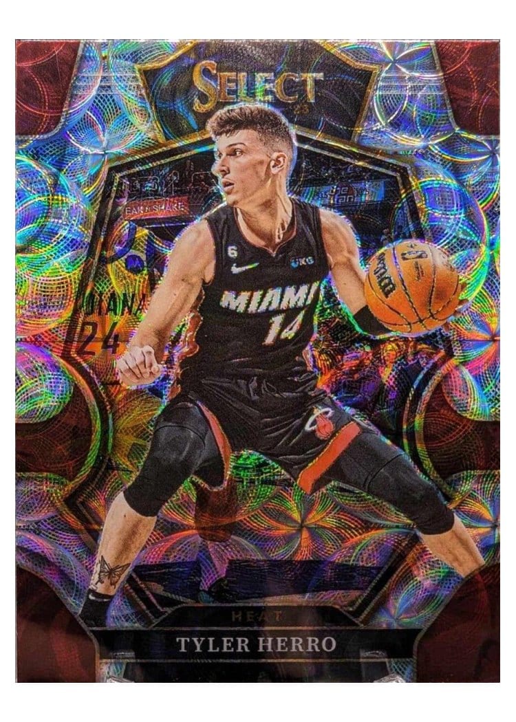 2022-23 Panini Select Base Set Tyler Herro #143 card