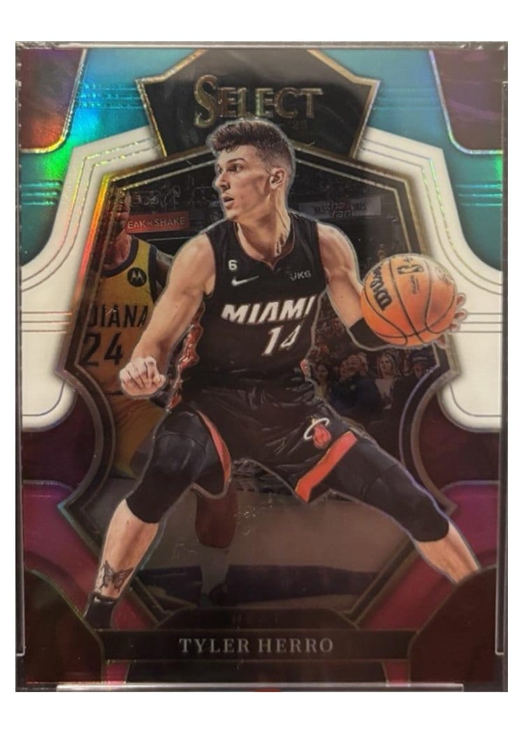 2022-23 Panini Select Base Set Tyler Herro #143 card
