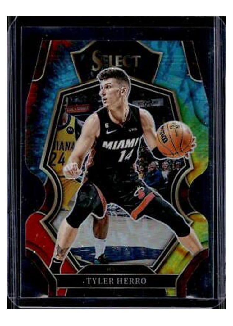 2022-23 Panini Select Base Set Tyler Herro #143 card