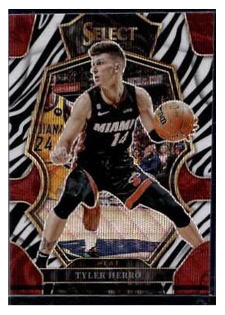 2022-23 Panini Select Base Set Tyler Herro #143 card