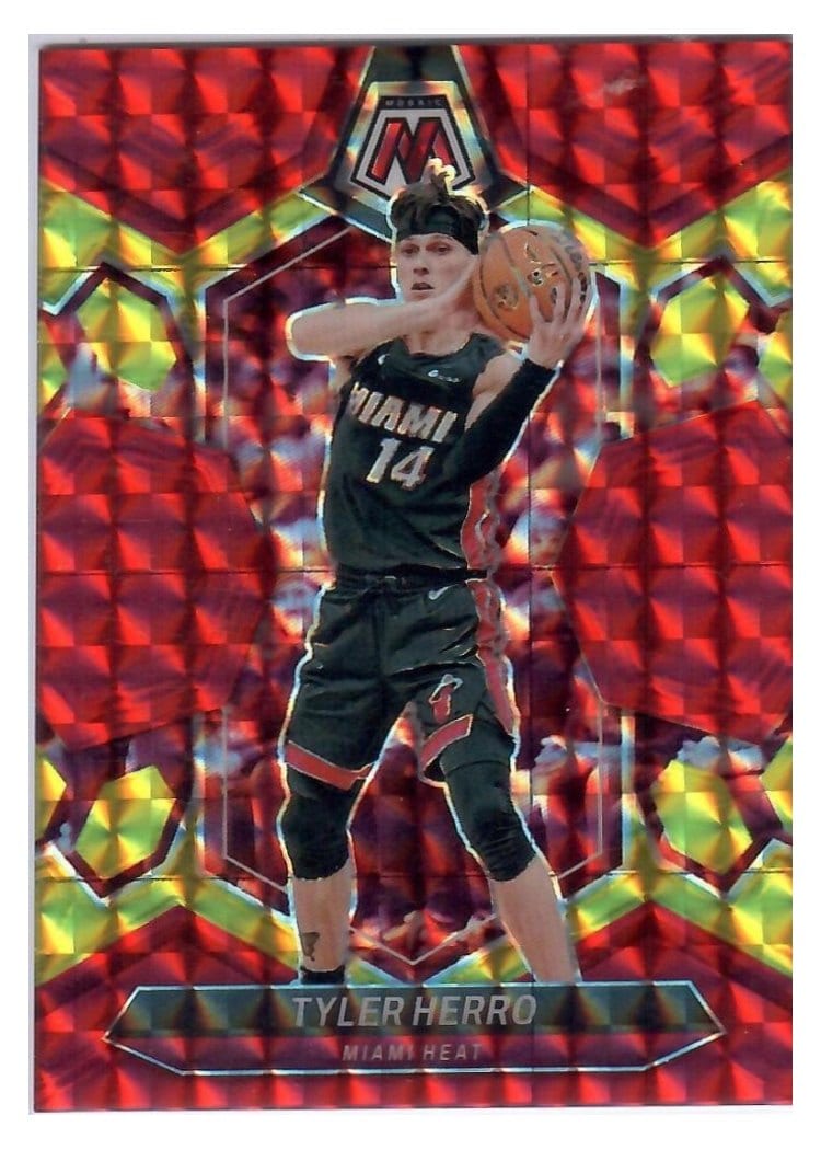 2023-24 Panini Mosaic Base Set Tyler Herro #11 card