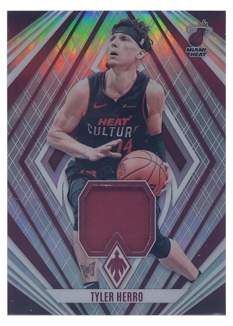 2023-24 Panini Phoenix Veteran Materials Tyler Herro #VM-HRO card