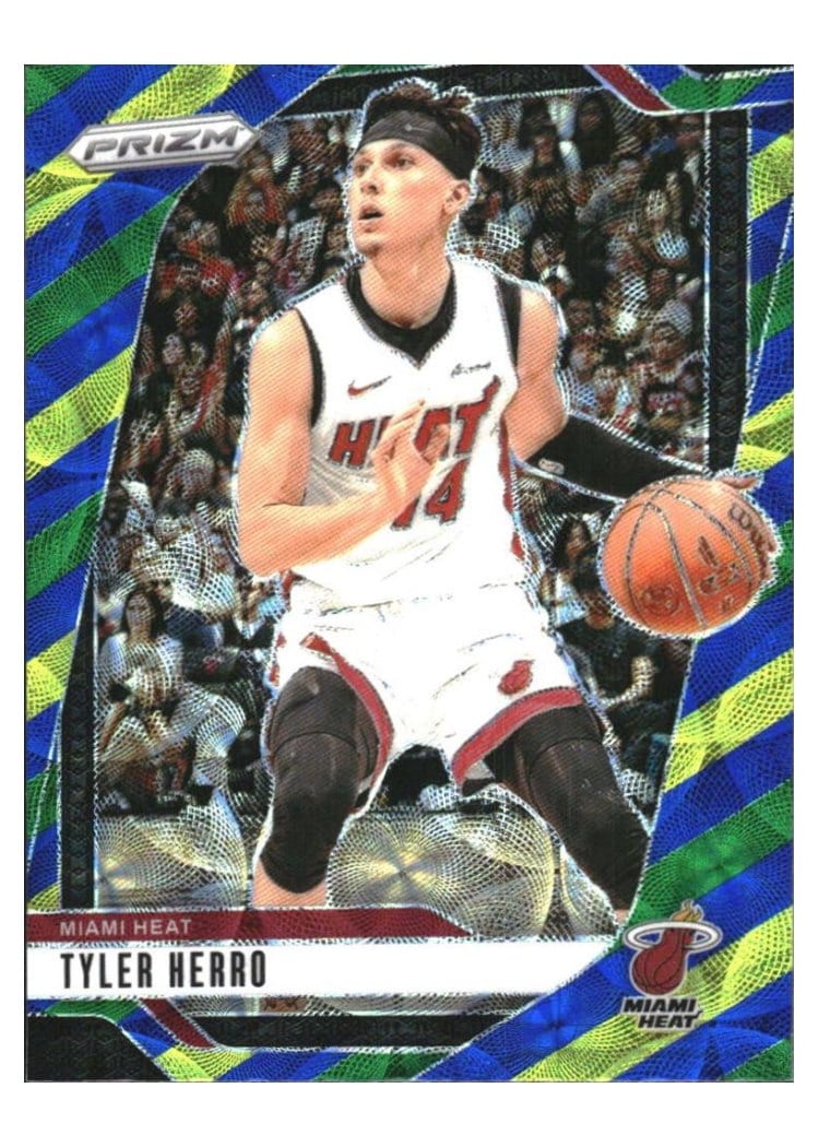 2024-25 Panini Prizm Base Set Tyler Herro #98 card