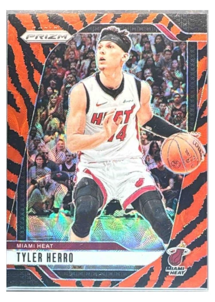 2024-25 Panini Prizm Base Set Tyler Herro #98 card
