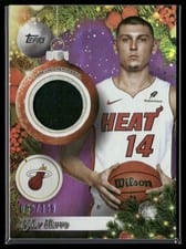 2025-26 Topps Holiday Player Relics Tyler Herro #PR-THE card