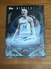 2025-26 Topps Midnight Midnight Sun Signatures Tyler Herro #MS-TH card