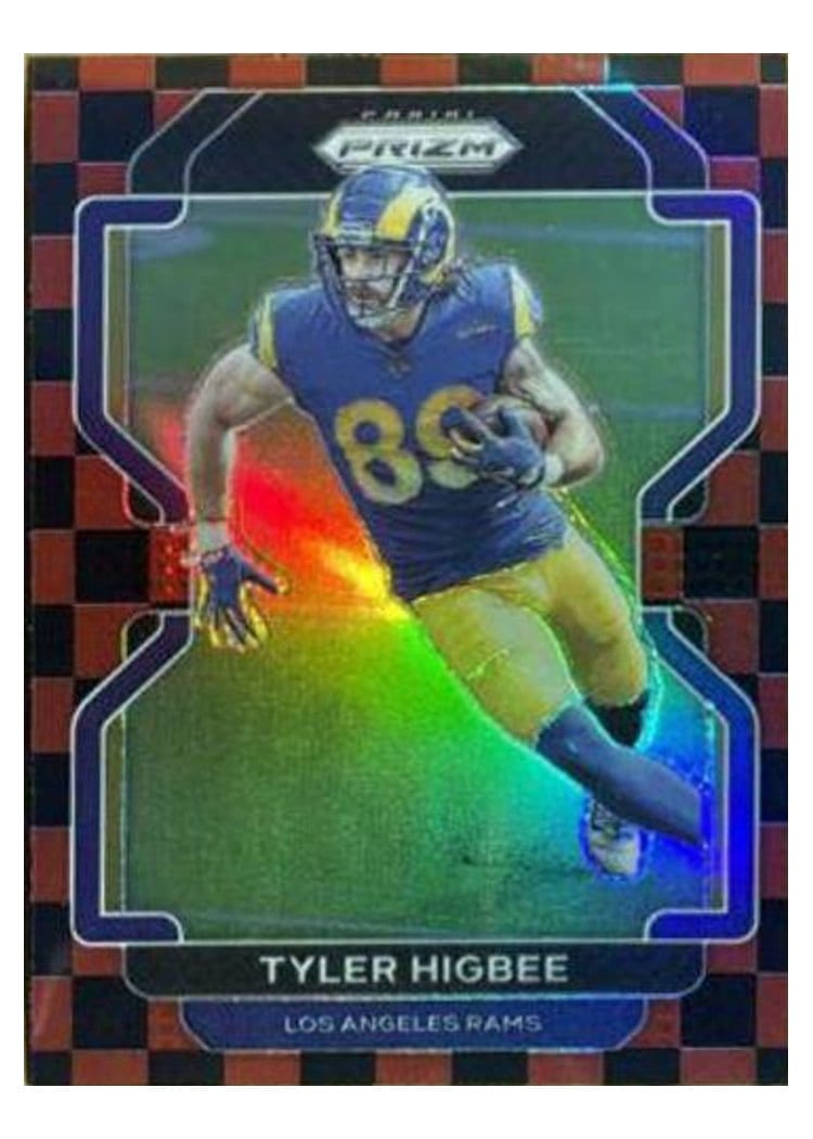 2021 Panini Prizm Base Set Tyler Higbee #66 card