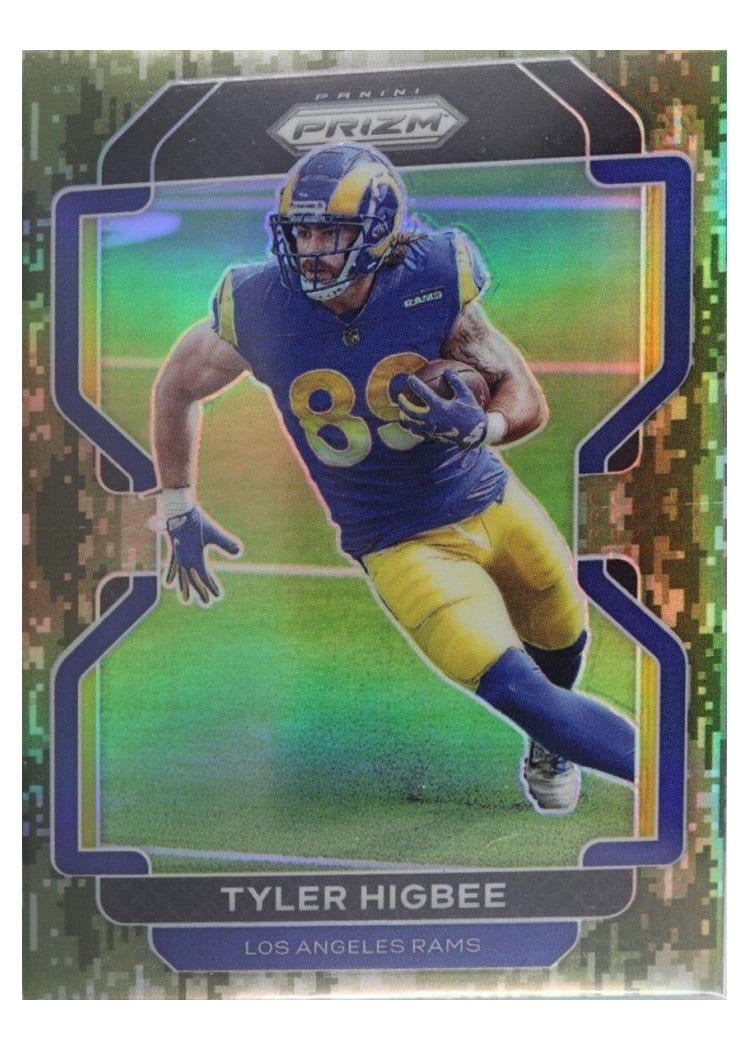 2021 Panini Prizm Base Set Tyler Higbee #66 card