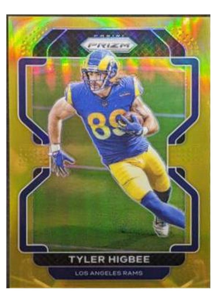 2021 Panini Prizm Base Set Tyler Higbee #66 card