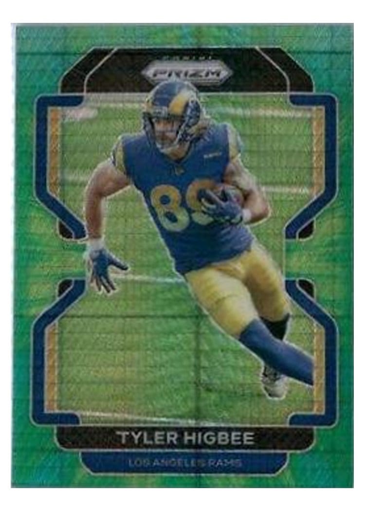2021 Panini Prizm Base Set Tyler Higbee #66 card