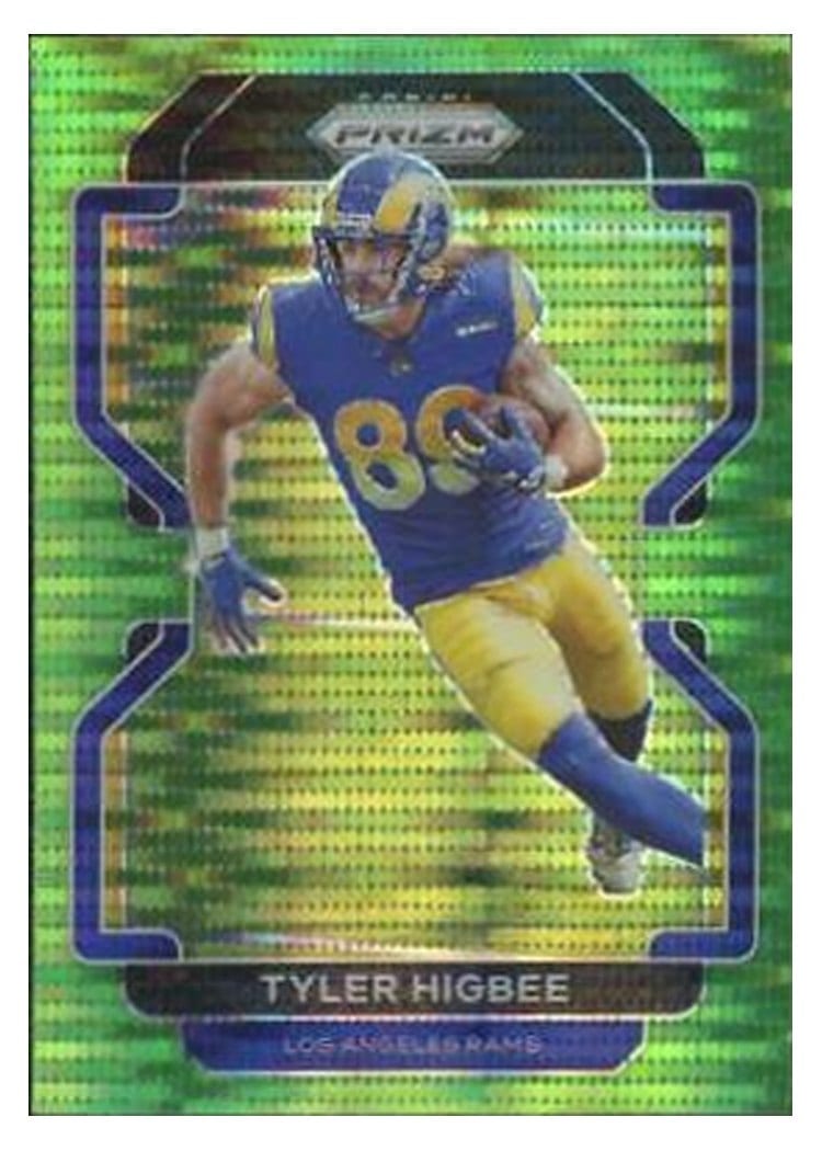 2021 Panini Prizm Base Set Tyler Higbee #66 card