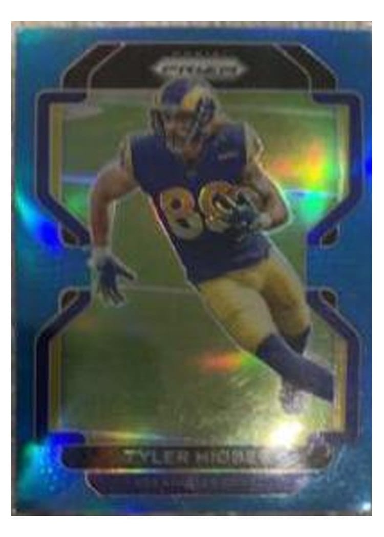 2021 Panini Prizm Base Set Tyler Higbee #66 card