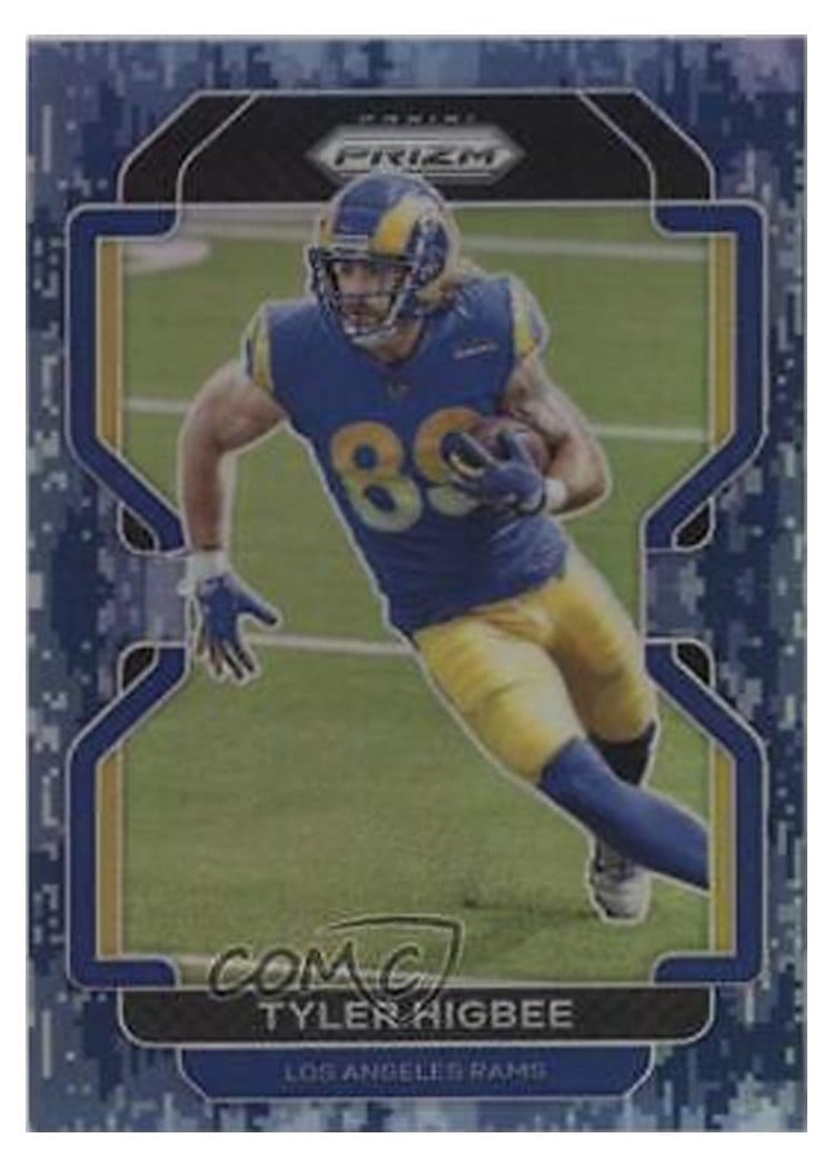 2021 Panini Prizm Base Set Tyler Higbee #66 card