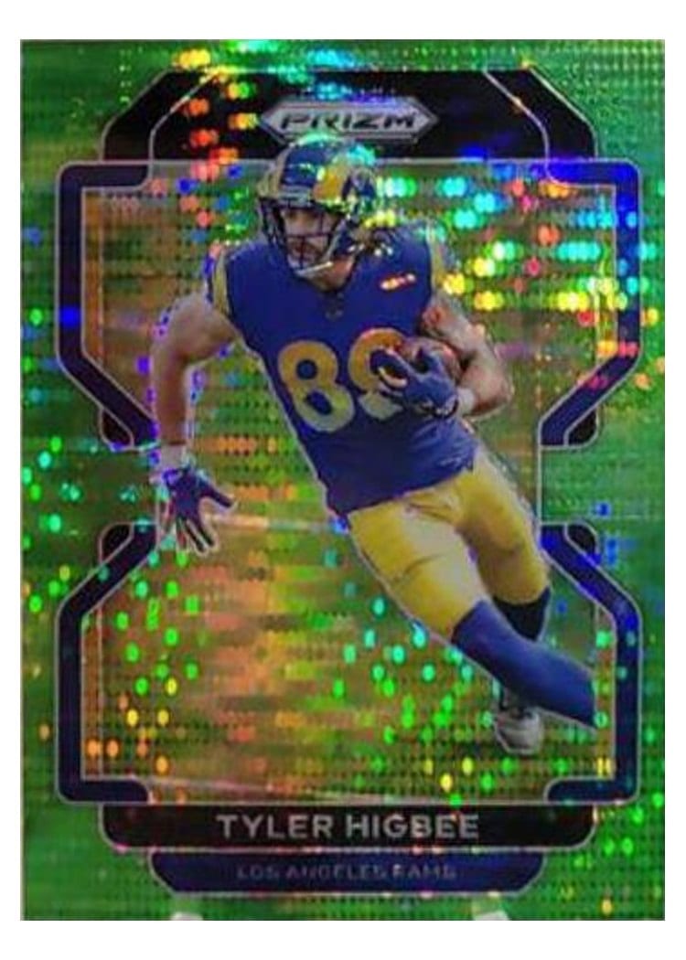 2021 Panini Prizm Base Set Tyler Higbee #66 card