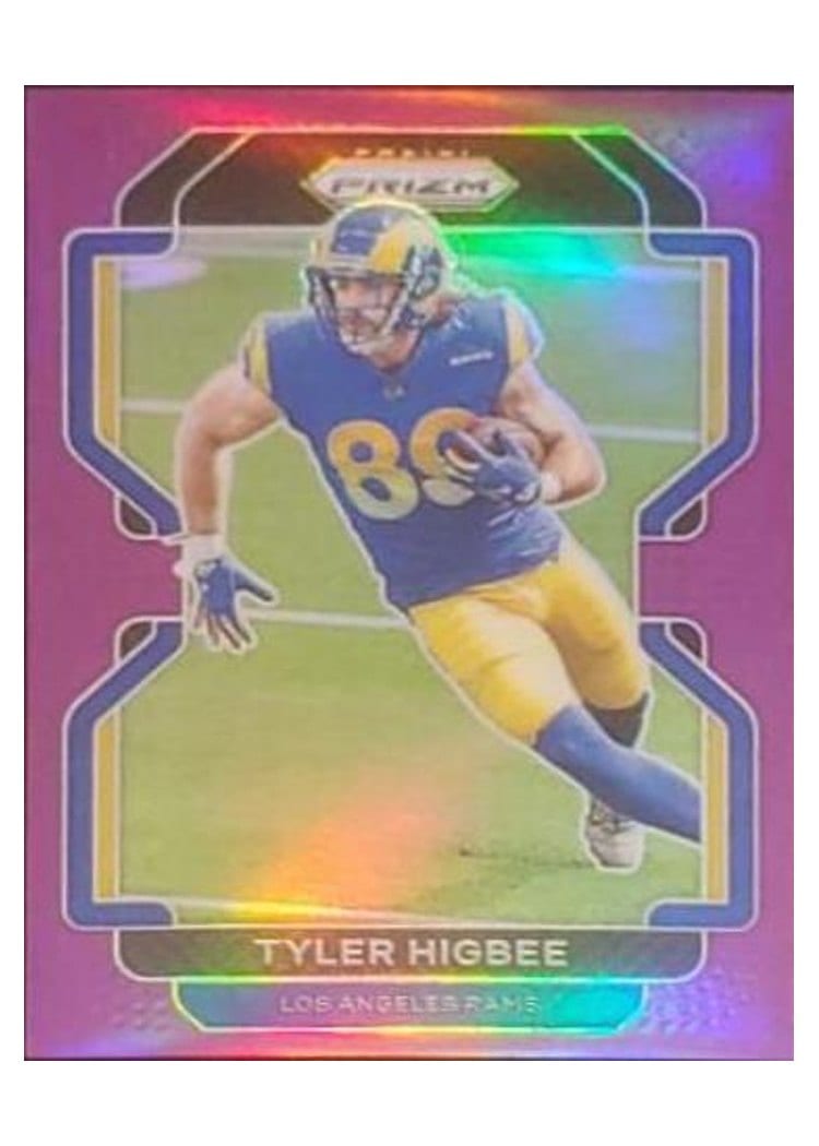 2021 Panini Prizm Base Set Tyler Higbee #66 card