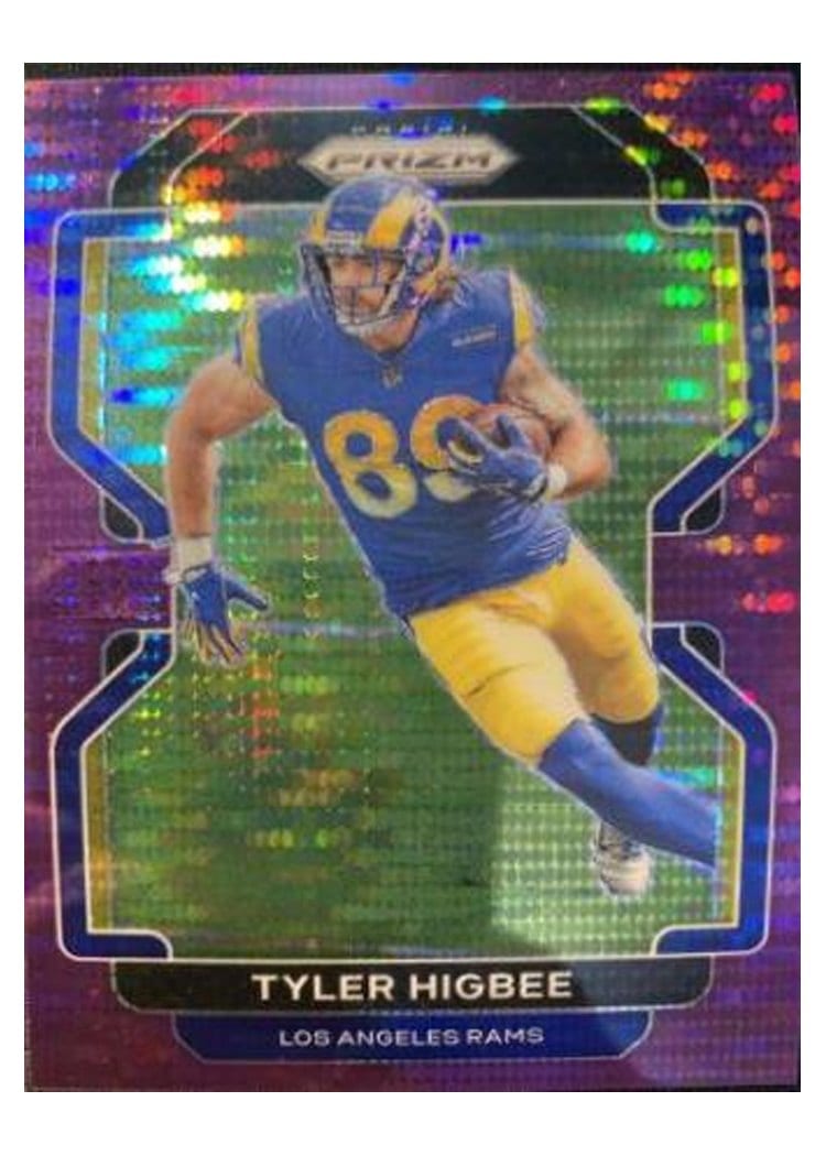 2021 Panini Prizm Base Set Tyler Higbee #66 card