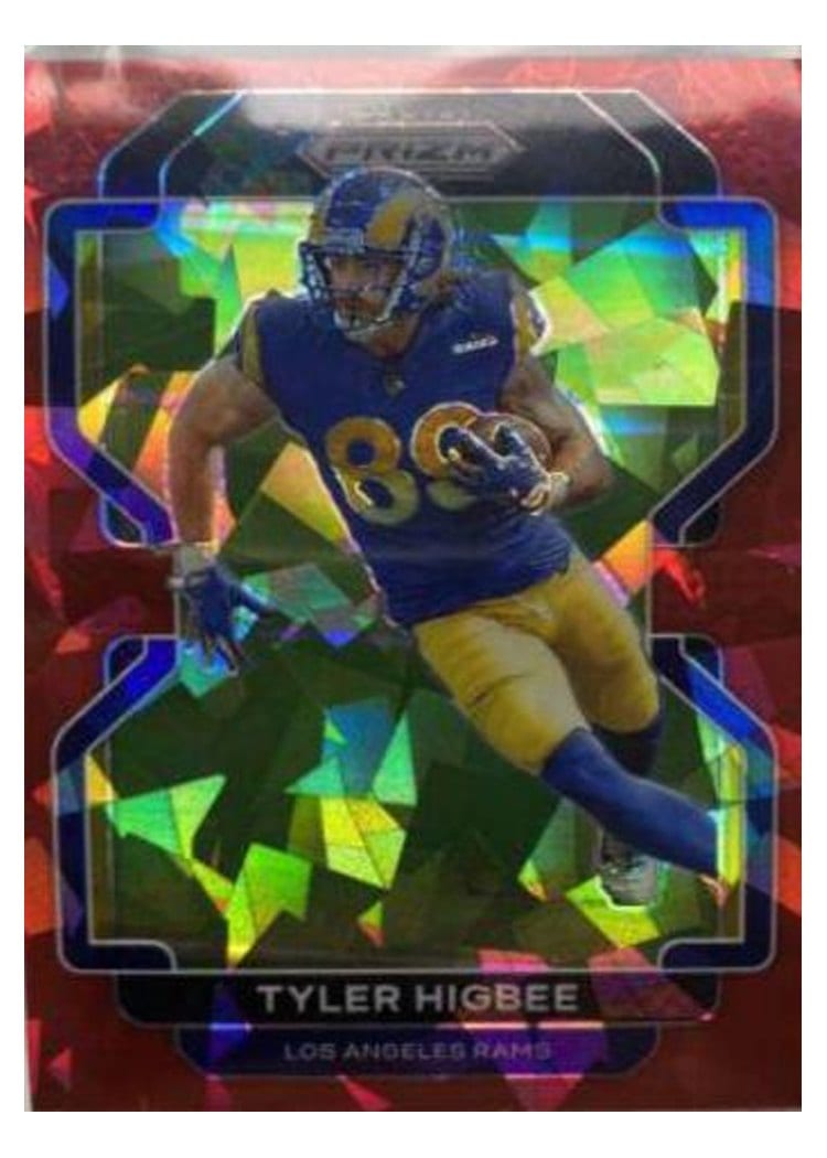 2021 Panini Prizm Base Set Tyler Higbee #66 card