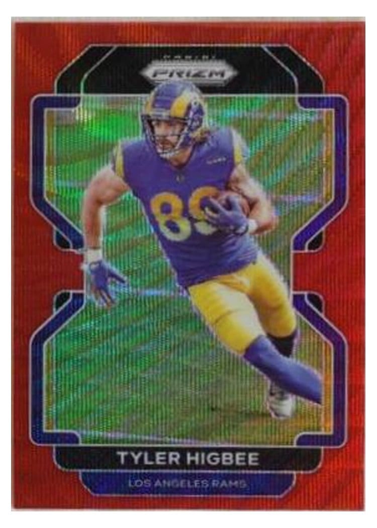 2021 Panini Prizm Base Set Tyler Higbee #66 card