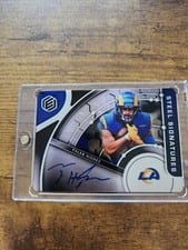 2022 Panini Elements Steel Signatures Tyler Higbee #SS-TYH card