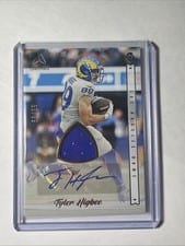 2022 Panini Luminance Autograph Jerseys Tyler Higbee #AJ-THI card