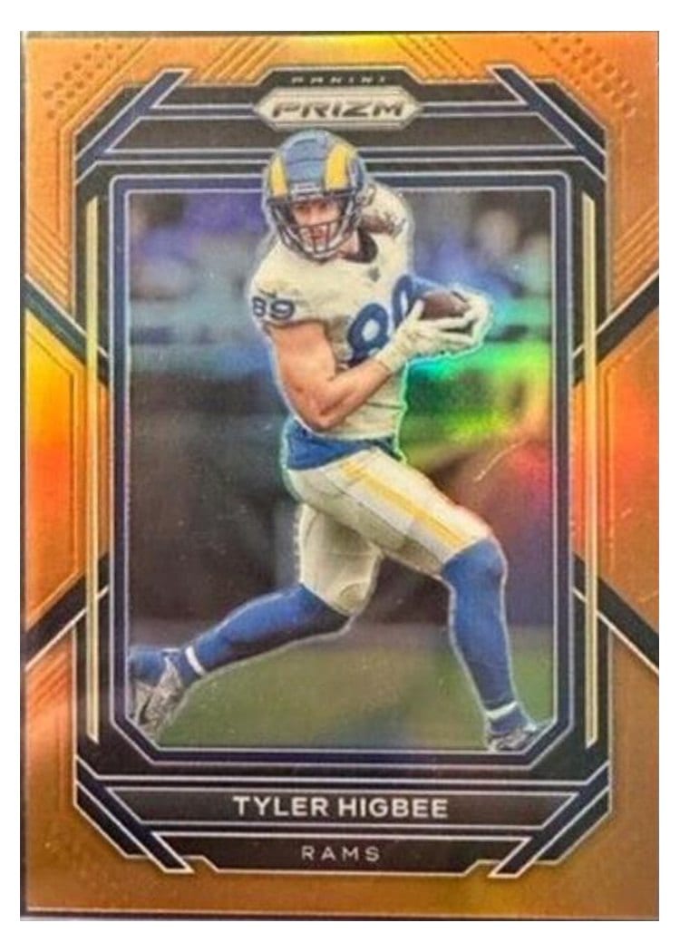 2022 Panini Prizm Base Set Tyler Higbee #163 card