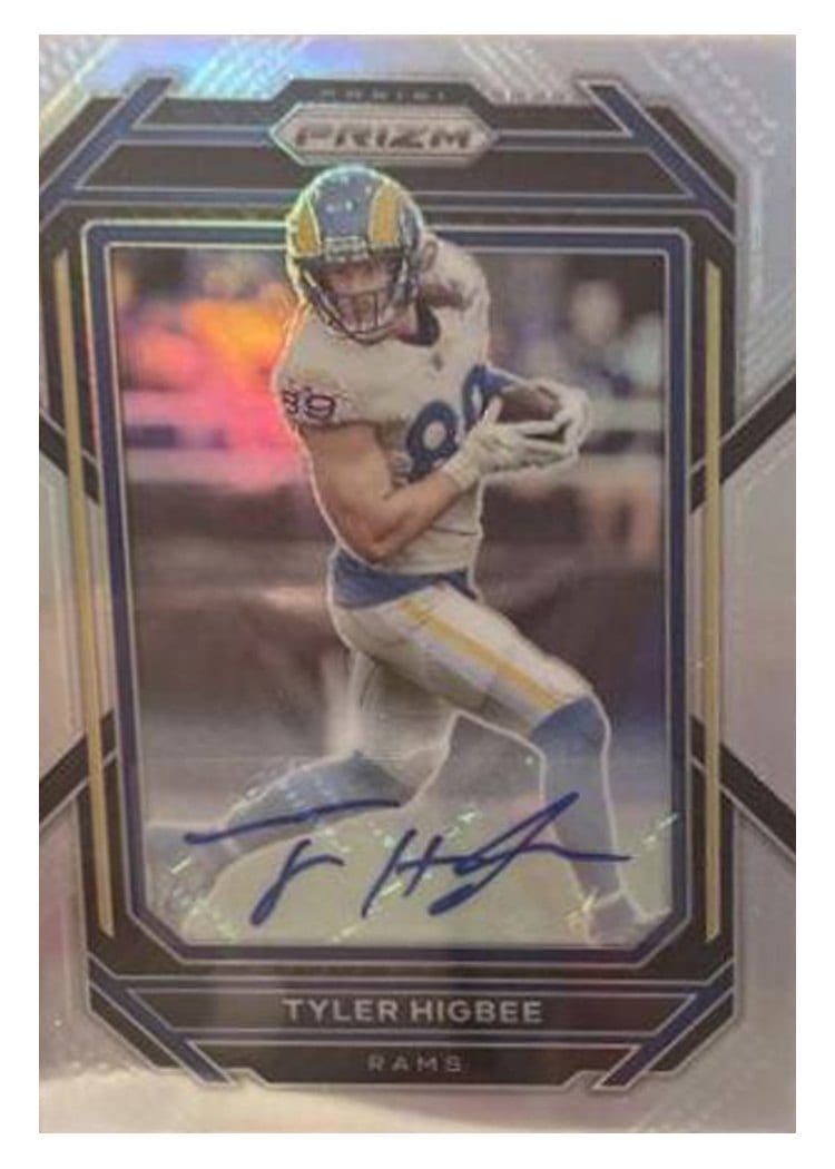 2022 Panini Prizm Base Set Tyler Higbee #163 card