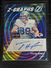 2022 Zenith Z Graphs Tyler Higbee #ZG-TH card