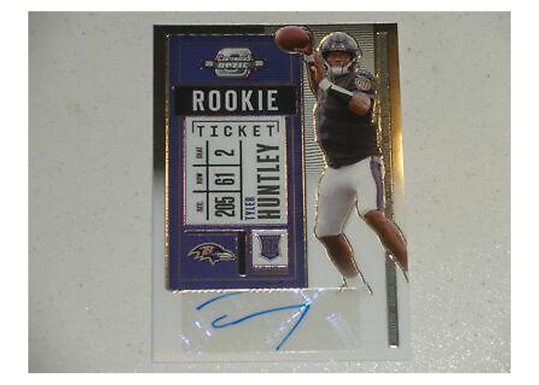 2020 Panini Contenders Optic Base Set Tyler Huntley #206 card
