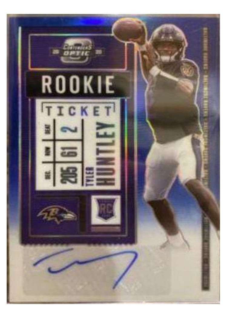 2020 Panini Contenders Optic Base Set Tyler Huntley #206 card